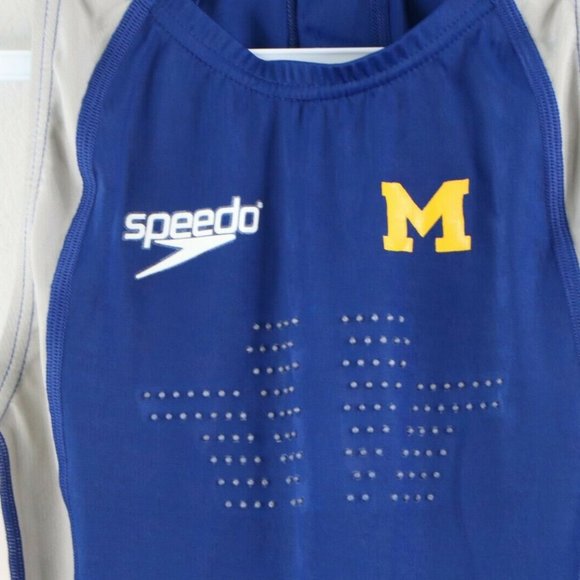 Speedo Fastskin University of Michigan Swimsuit - Picture 4 of 11